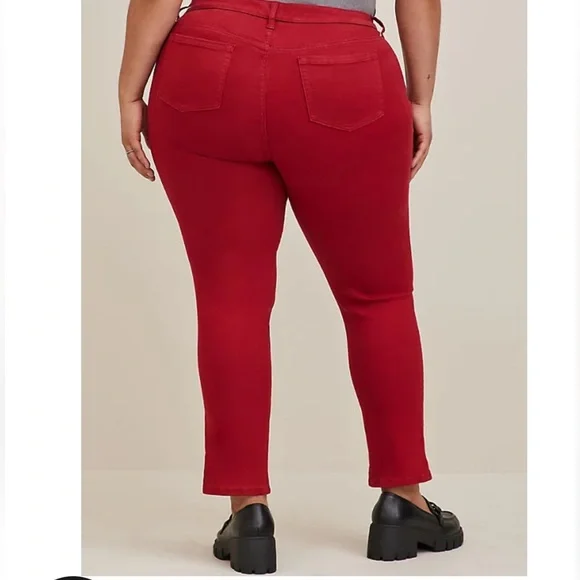 Torrid BOYFRIEND STRAIGHT VINTAGE STRETCH MID-RISE JEAN - Picture 5 of 6